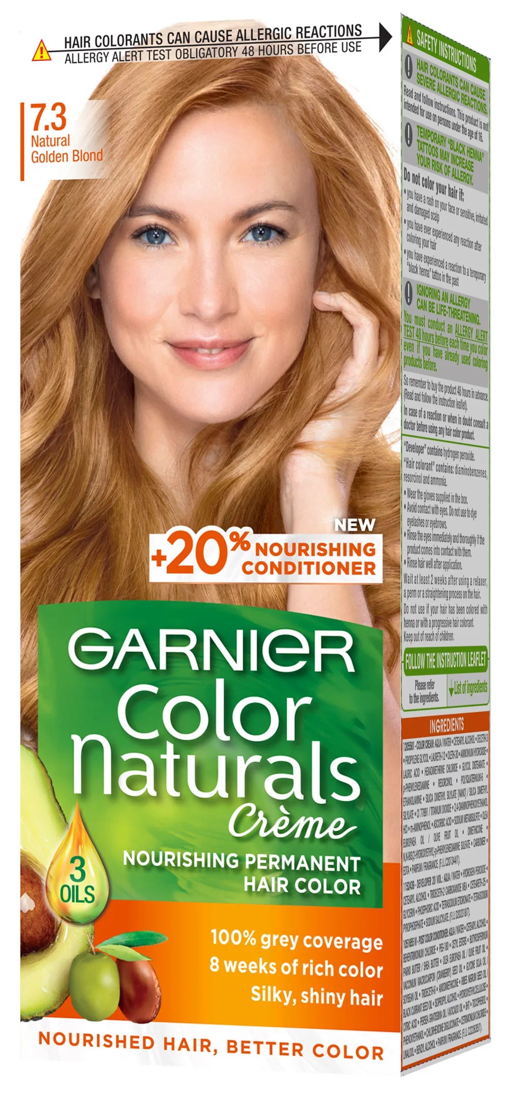 Garnier Color Naturals - 7.3 Natural Golden Blonde Hair Color