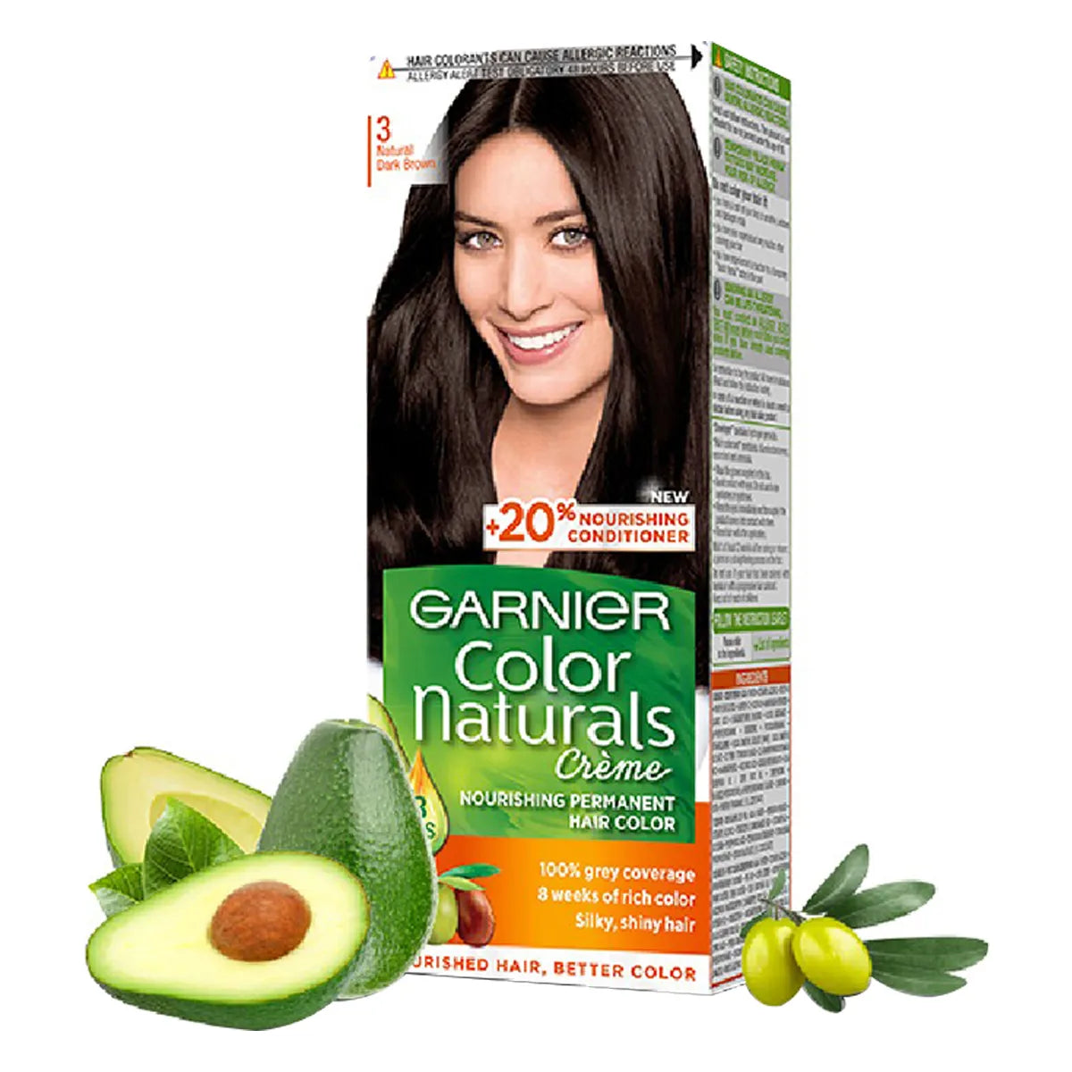 Garnier Color Naturals - 3 Dark Brown Hair Color