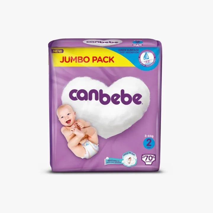 Canbebe Jumbo Mini Size 2 Diapers 70s