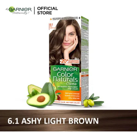 Garnier Color Naturals - 6.1 Ashy Light Brown Hair Color