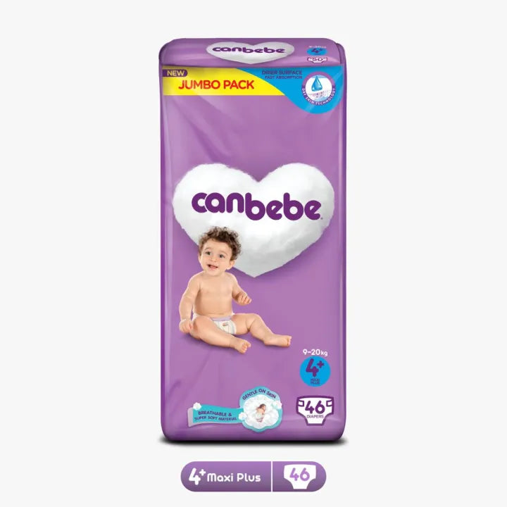 Canbebe Jumbo Maxi Plus Size 4+ Diapers 46s